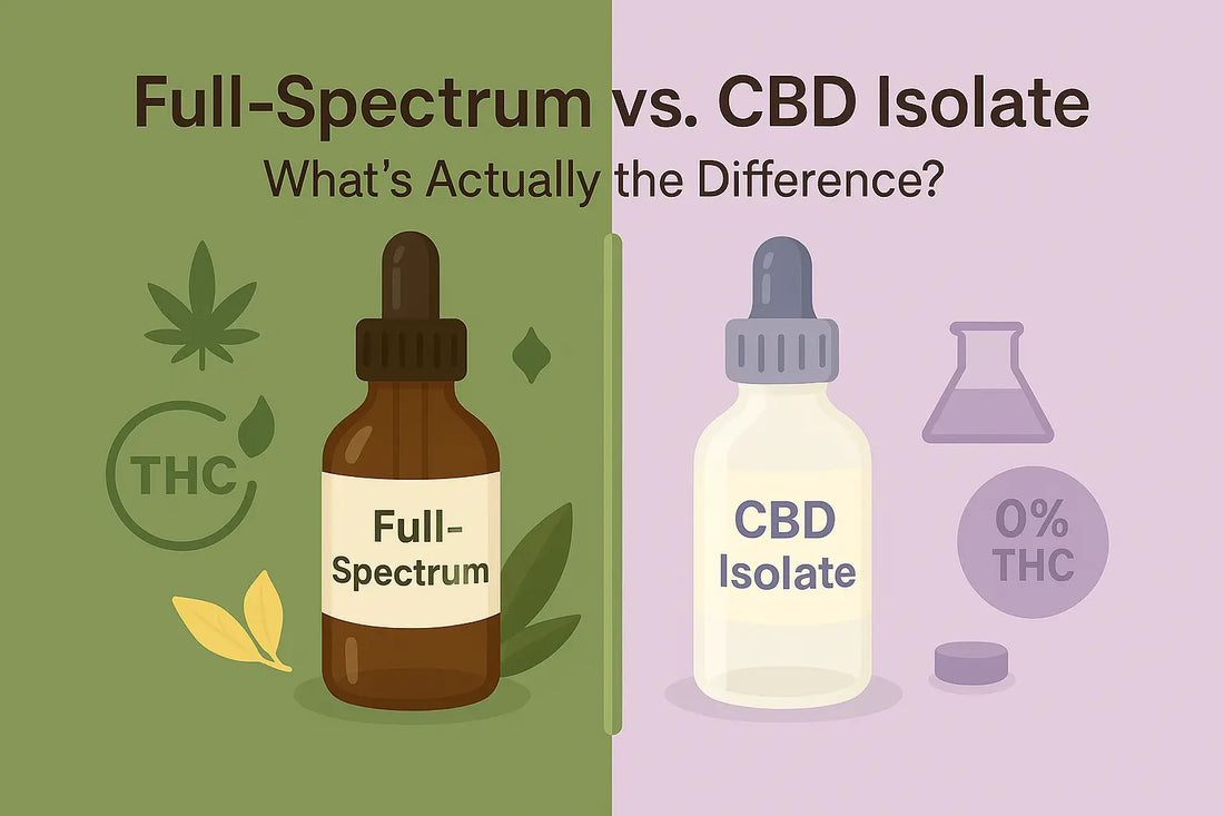 Full-Spectrum vs. CBD Isolate: What’s Actually the Difference?