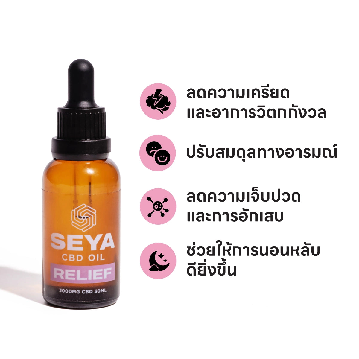 SEYA CBD Oil - Relief (3000MG)