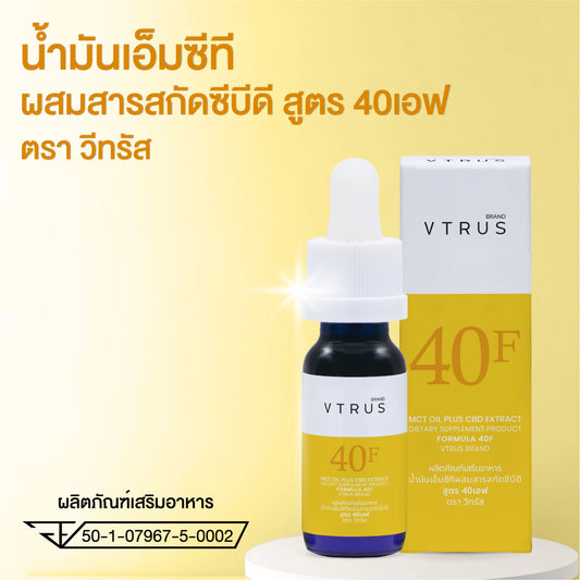 VTRUS CBD Oil 40% – Full-Spectrum Formula 40F 6000mg (15ml)