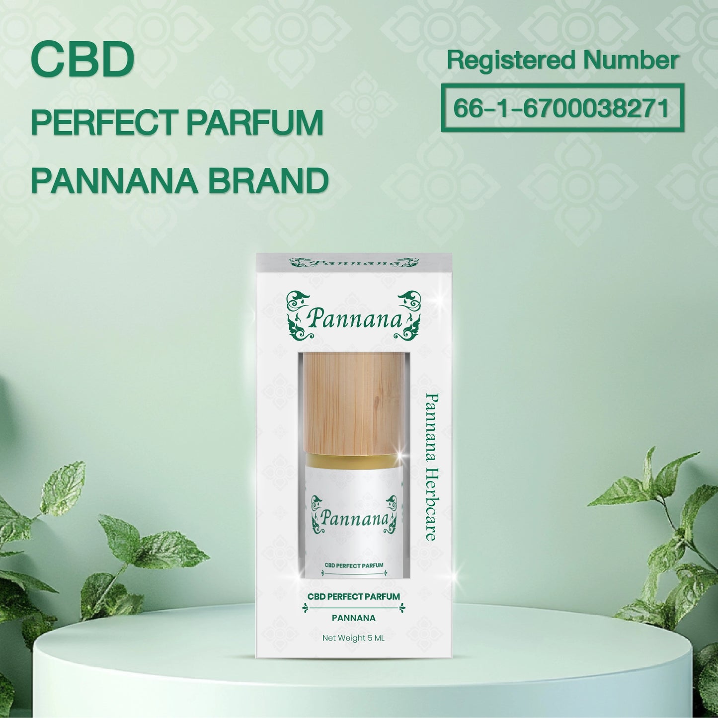 PANNANA CBD Perfect Perfume – 5ml Fragrance with CBD